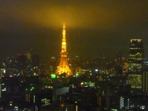 Tokyo Tower by night