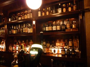 Some of the whisky selection at Brick