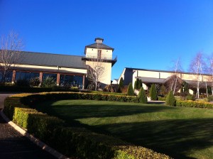 Restaurant on the left and Tasting room on the right