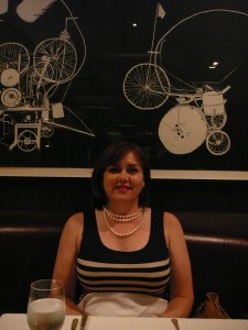 Yours truly, upmarket restaurant called for pearls.