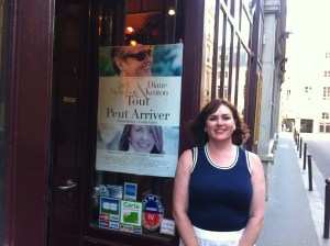 Yours truly outside Le Grand Colbert