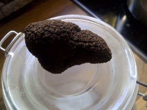 Another angle of the truffle