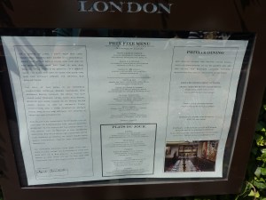 Menu Bar Boulud, London