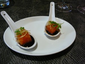Salmon amuse