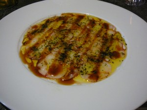 Lobster carpaccio