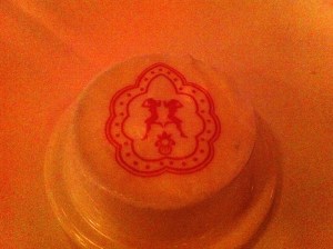 Butter covers with the Strip House logo