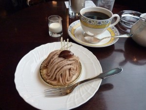 Coffe and Mont Blanc, Ginza
