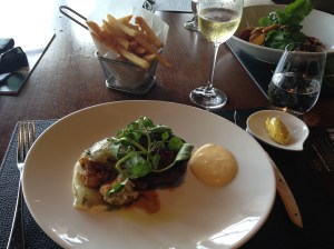 Angus fillet, roasted cauliflower and pearl onions