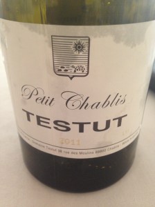 A nice chilled Petit chablis