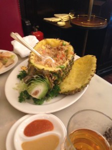Seafood pineapple fried rice