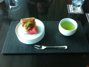 Japanese black sugar cake