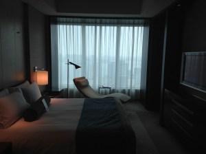 Bedroom looking to the bay