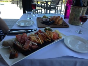 Charcuterie plate and damper