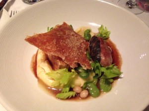 Milk braised pork belly