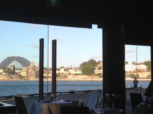 Looking out through the windoes