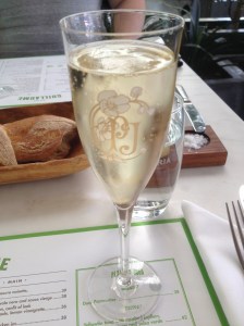 Perrier Jouet and Pain d'Epi