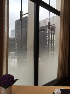 Looking out the window