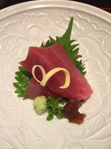Tuna sashimi