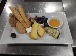 Cheese board with hous made breads