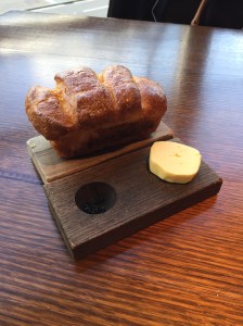 House made brioch,Hawaiian black salt, Pepe Saya butter