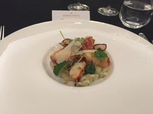 Butter poached marron and shellfish risotto