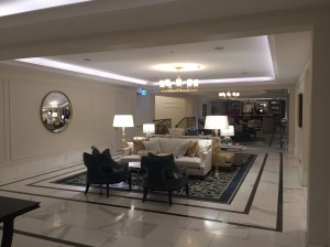 Foyer area looking towards bar