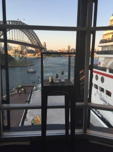 View from Quay's tower room