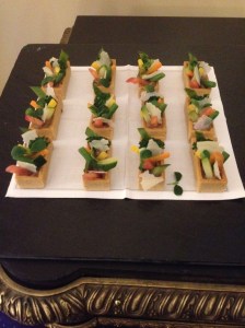 Canapes, Beau Rivage, Geneva