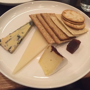 Cheese selection Qantas First Class Lounge Sydney