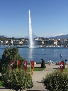 From our balcony at the Beau Rivage