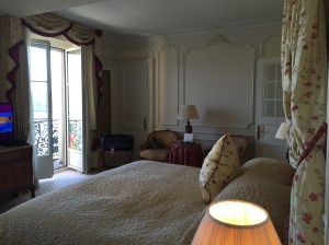 Our room at the Beau Rivage