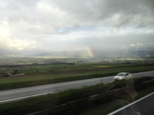 Rainbow on our way