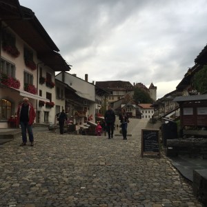 The town of Gruyères