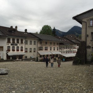 The town of Gruyères 