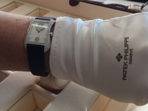 Patek Philippe WG Gondolo, just a little over 240 diamonds here 