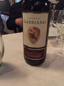 Chianti, no liver and fava beans though