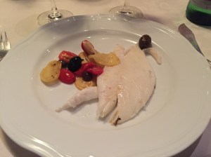 Fish with caponata