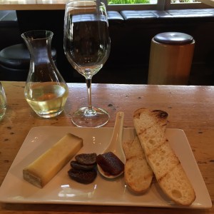 Charles Arnaud Comte (18months aged) cheese, served with lavosh, pide, Iranian figs and quince paste