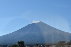 Fuji-san with first snow of the season